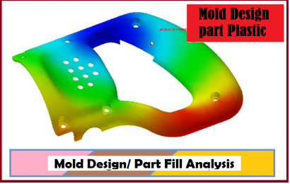 آنالیز پر شدن مذاب در قالب پلاستیک (Part Fill Analysis)