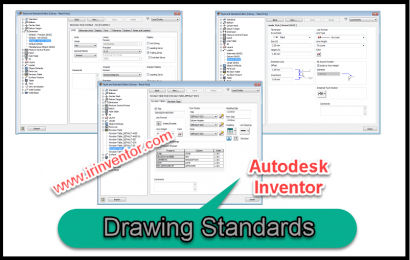 استانداردهای نقشه کشی و نرم افزار اتودسک اینونتور