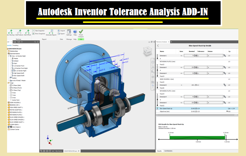 معرفی افزونه تحلیل تلرانسی اینونتور Inventor Tolerance Analysis