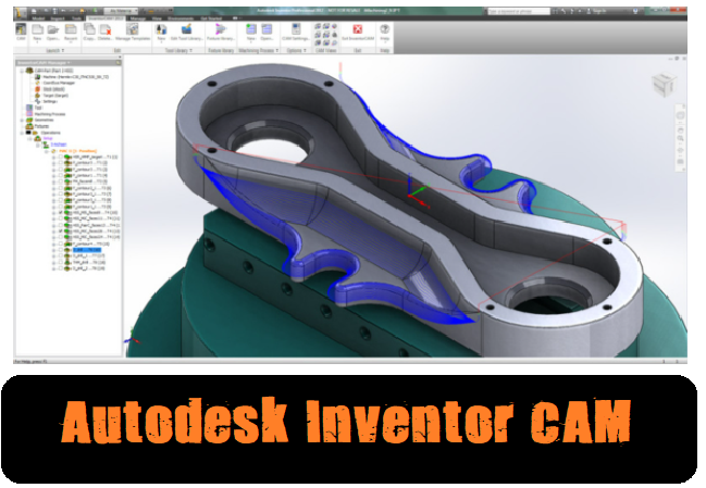 افزونه Autodesk Inventor CAM برای جی کد گیری CNC