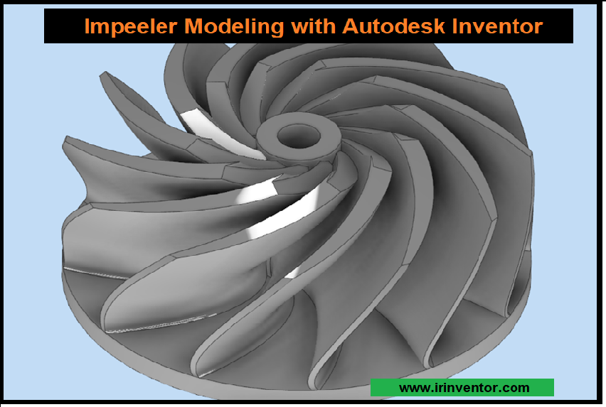 مدل سازی ایمپلیر (Impeller) با اینونتور