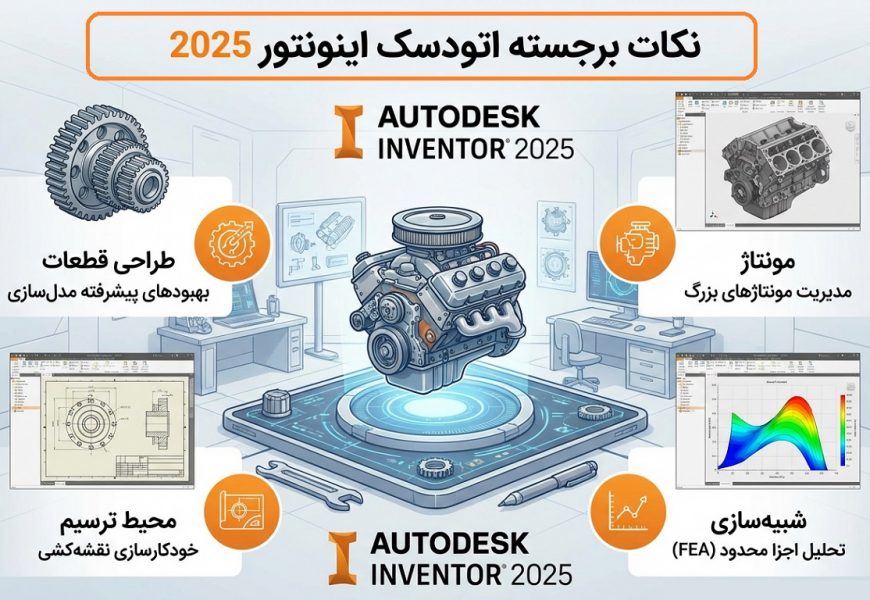 ویژگیهای برجسته اتودسک اینونتور ۲۰۲۵